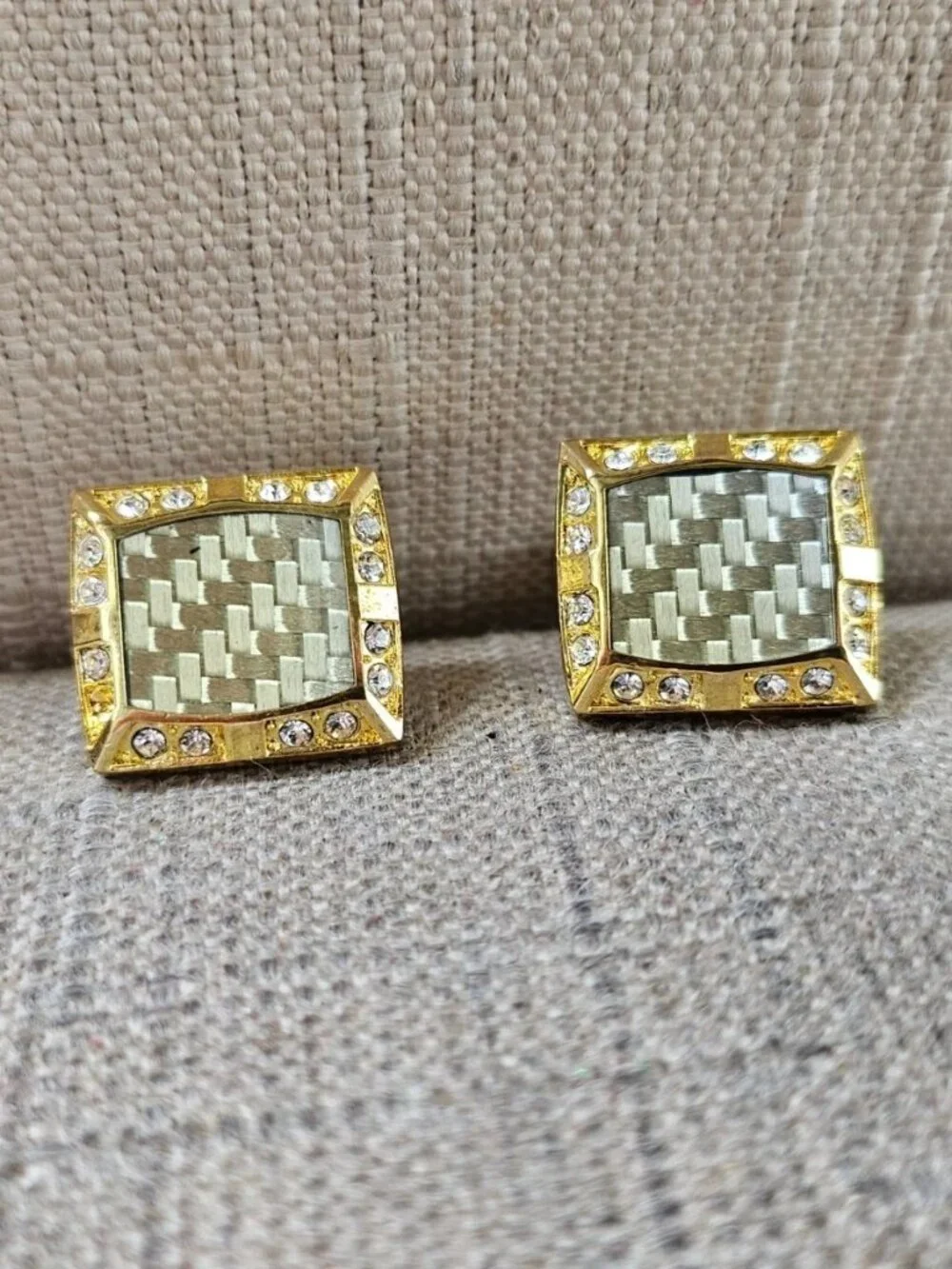 Father Day Gift Men Cuff Links Gold Tone Fashion Jewelry Dress Shirt Cuff Stud